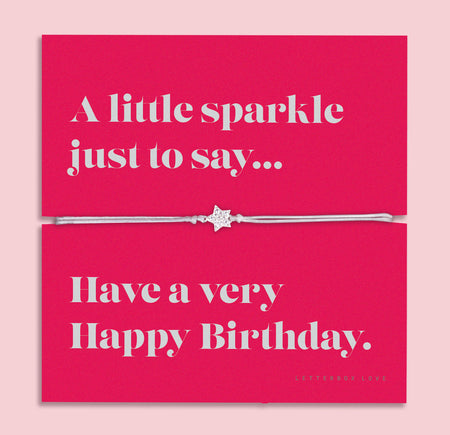 A pink poem card with