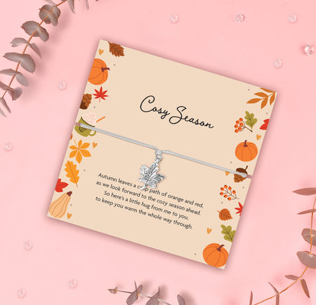 Cozy Season Autumn Leaf Bracelet