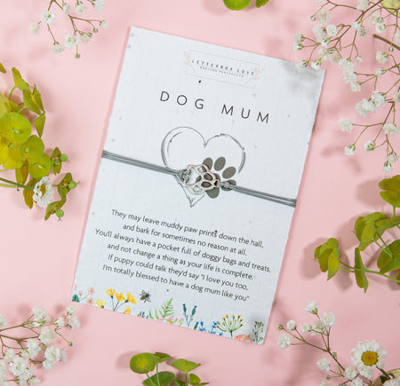 Dog Mum - Seeded Card & Wish Bracelet