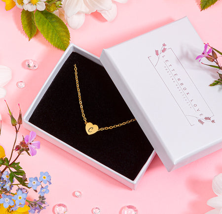 Personalised Initial Heart Necklace