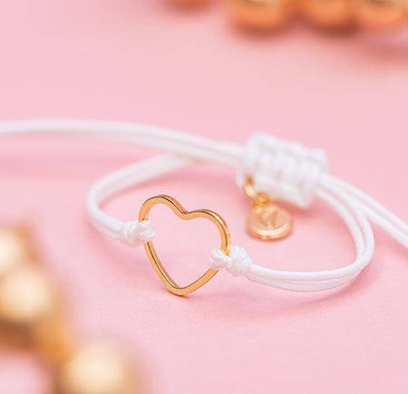 A Heart of Gold Wish Bracelet
