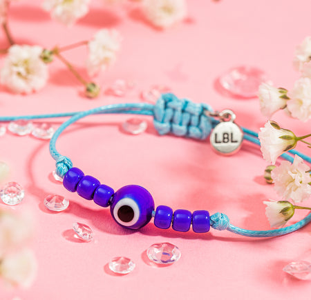 Intuition Evil Eye Seeded Card and Bracelet