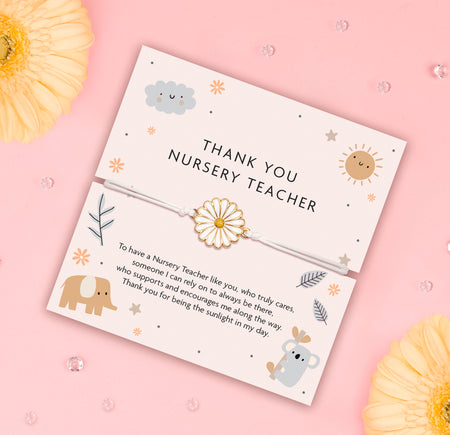 Thank you Nursery Teacher Bracelet