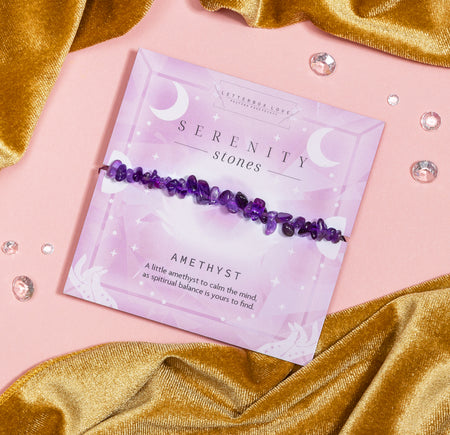 Amethyst Crystal Chip Bracelet