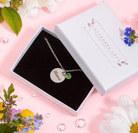 Personalised Birthstone Necklace