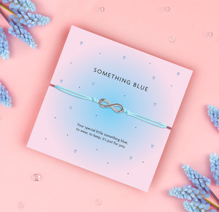 Something Blue Infinity Bracelet