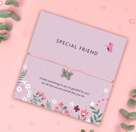 Special Friend Butterfly Bracelet
