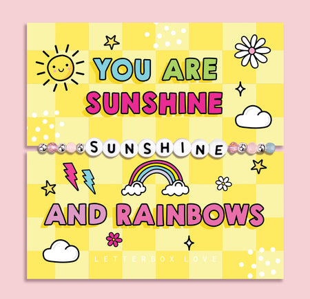 Yellow chequered poem card with the bold text saying