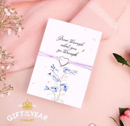 Grow Through - Seeded Card & Wish Bracelet