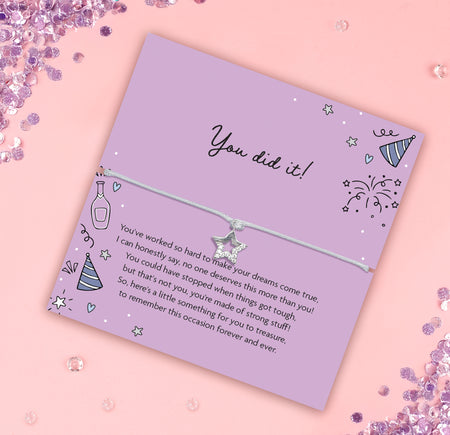 You Did It Star Bracelet