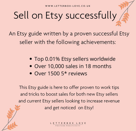 Sell on Etsy Successfully Guide | How To Sell On Etsy | Etsy Planner Handbook | Etsy Tips and Tricks checklist | Etsy for beginners | Ebook - letterboxlove