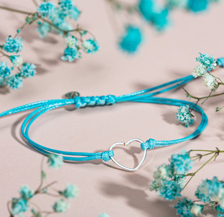 March Birthstone Bracelet - letterboxlove