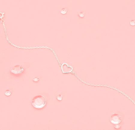Positivity Heart Bracelet - letterboxlove