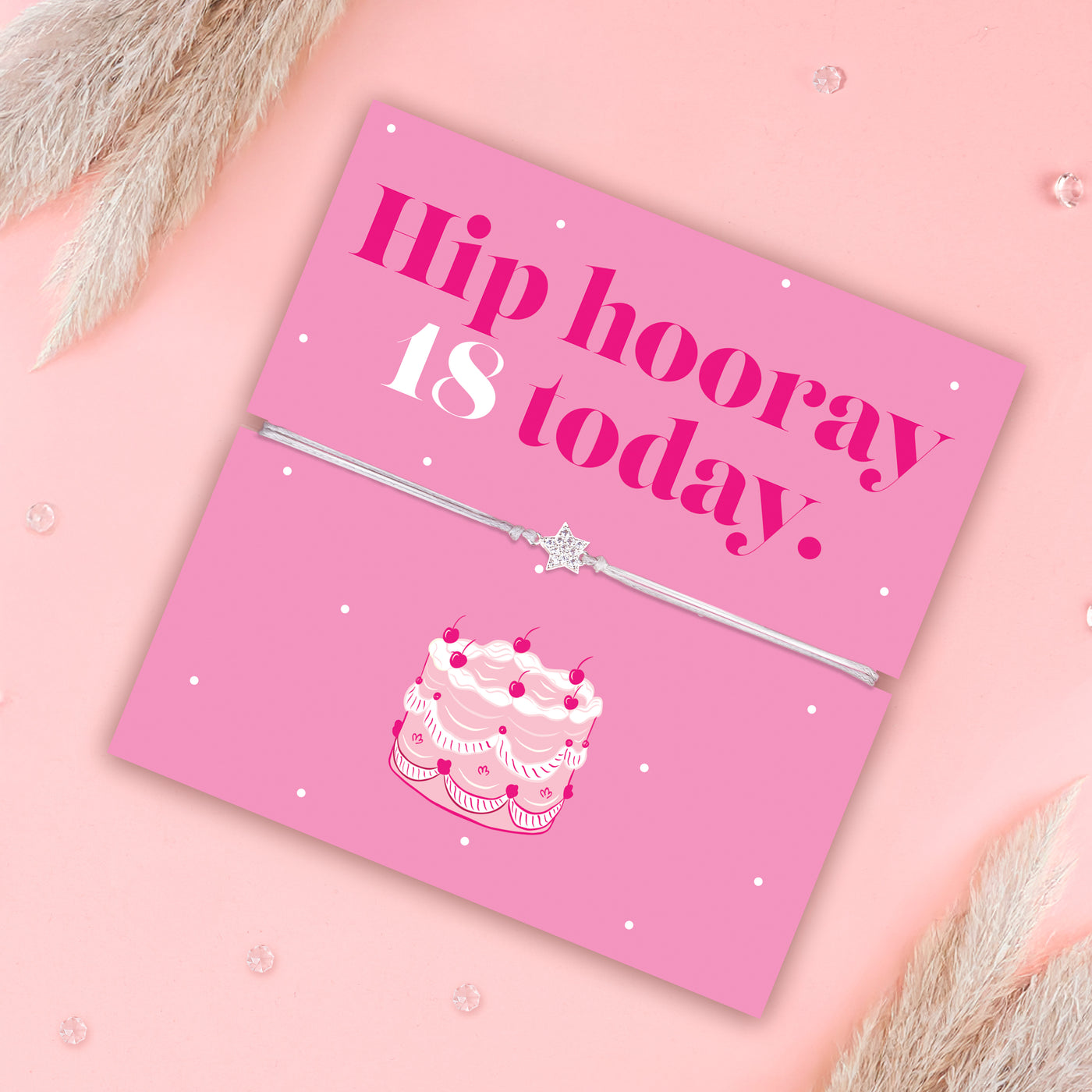 Hooray 18th Birthday Bracelet - letterboxlove