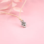 Small Acorn Charm - Adjustable Bracelet 