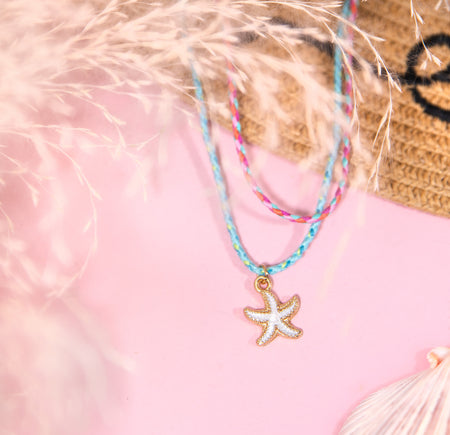 Summer Anklet Duo - Pink