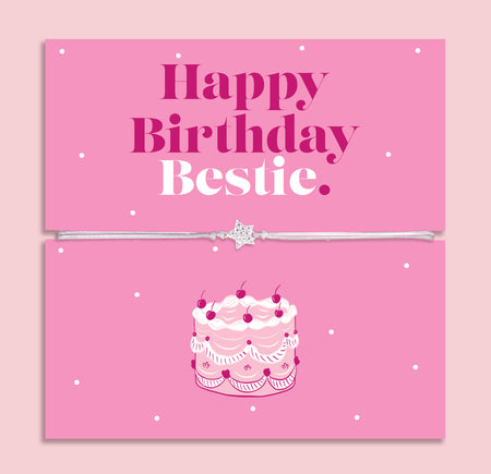 Happy Birthday Bestie Bracelet - letterboxlove