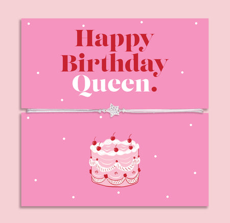 Happy Birthday Queen Bracelet - letterboxlove
