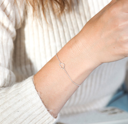 Positivity Heart Bracelet