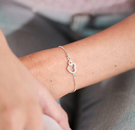 A Friend in Me Silver Infinity Bracelet - letterboxlove