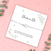 Bride to Be Silver Infinity Bracelet - letterboxlove