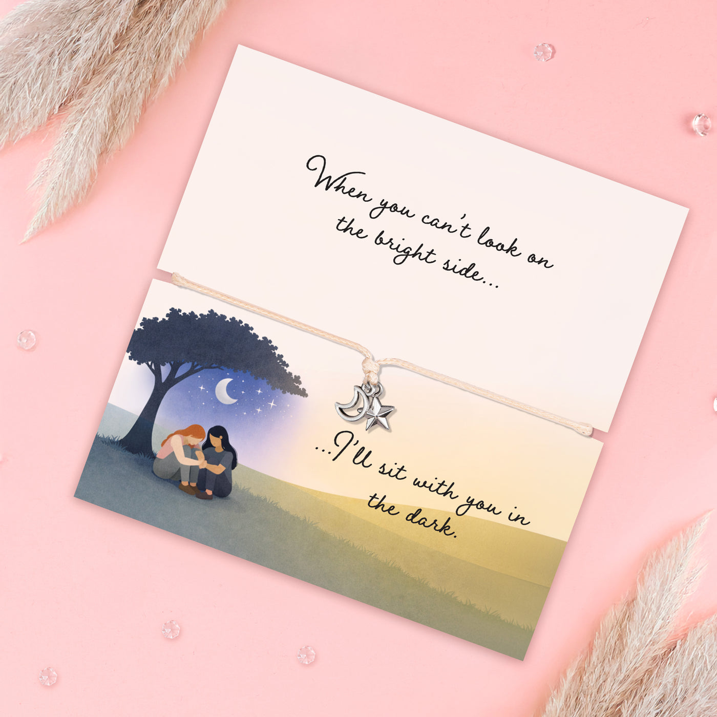 I’ll Sit With You In The Dark Bracelet - letterboxlove