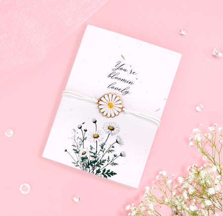 Bloomin Lovely - Seeded Card & Wish Bracelet