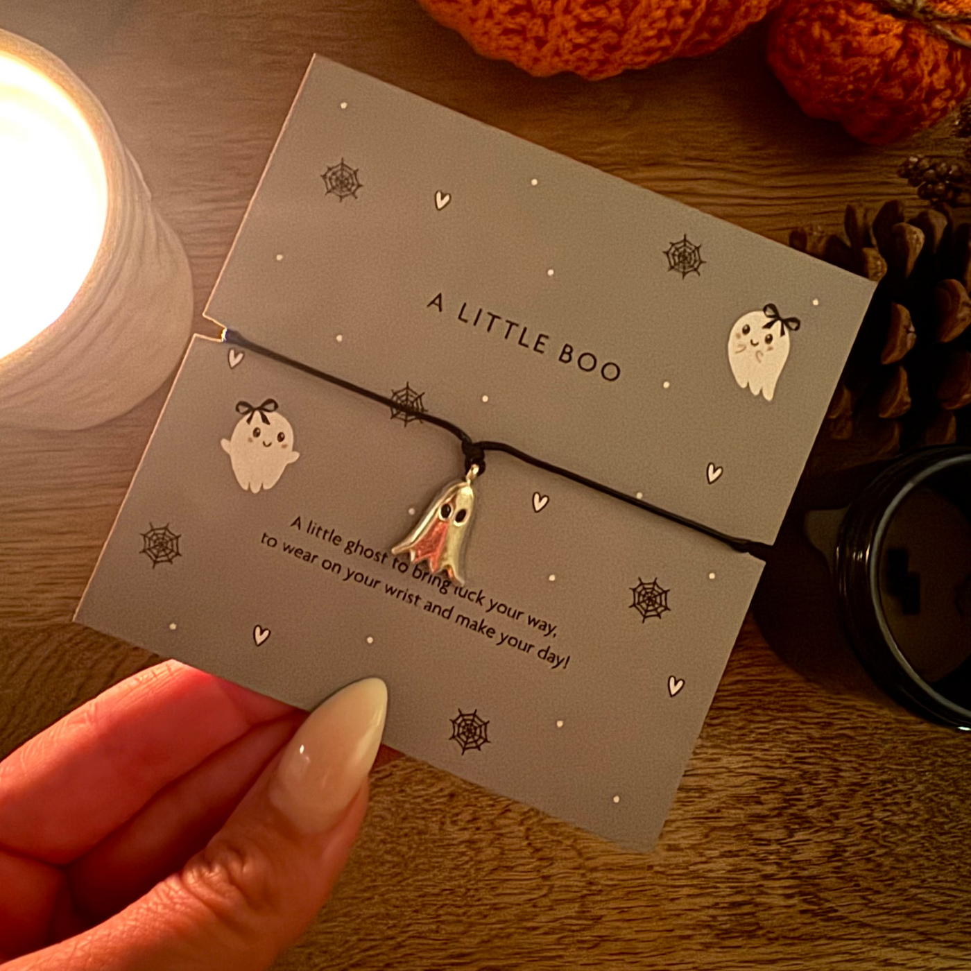 Halloween Cute Ghost Bracelet - letterboxlove