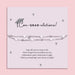 Silver star graduation bracelet on a pale grey card with a mortarboard and poem, titled “Con-GRAD-ulations!” – a perfect gift for her special day.