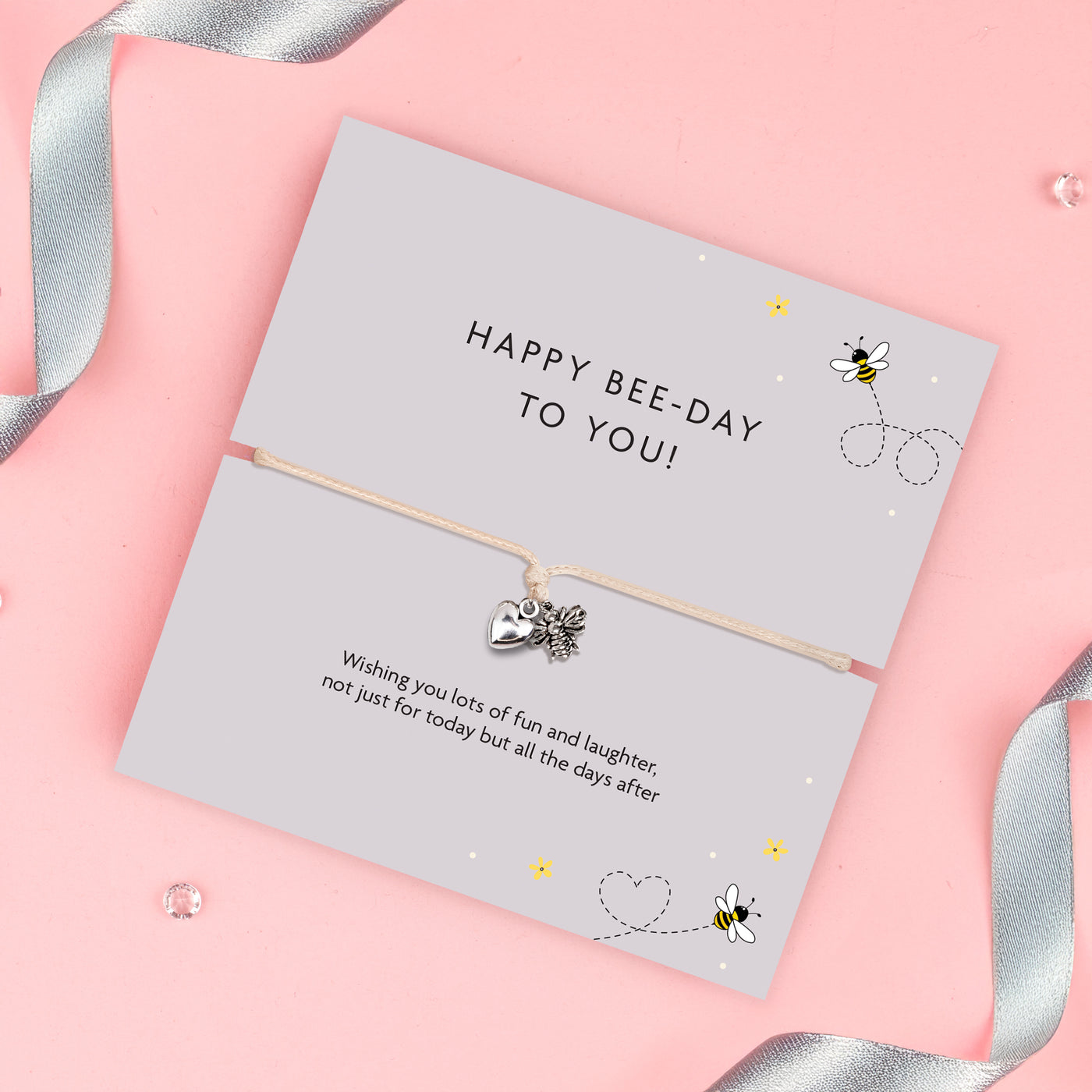 Happy Bee Birthday Bracelet - letterboxlove
