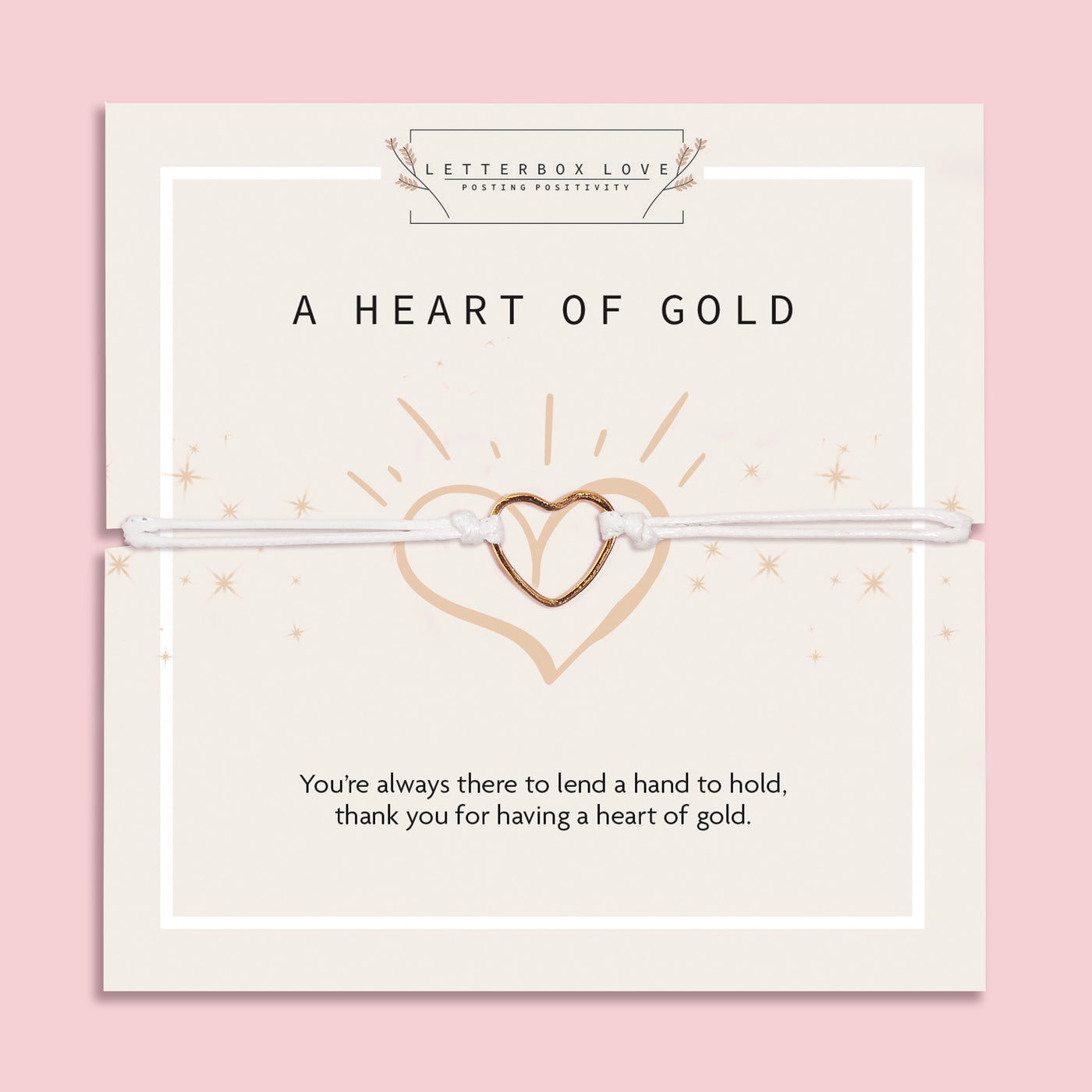 A subtle poem card that reads 
