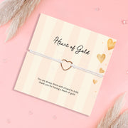 A Heart of Gold Wish Bracelet - letterboxlove
