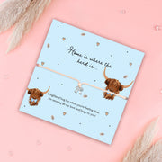 Highland Cow Bow Bracelet - letterboxlove