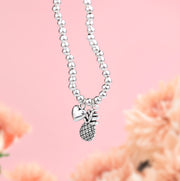 IVF Journey Silver Plated Beaded Bracelet - letterboxlove