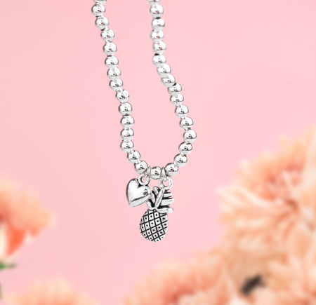 IVF Journey Silver Plated Beaded Bracelet