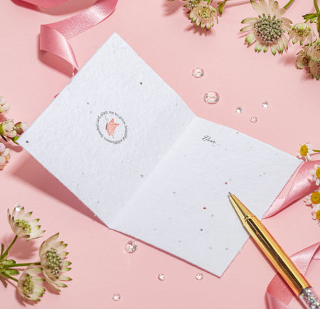 The Little Robin - Seeded Card & Wish Bracelet - letterboxlove