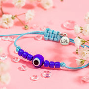 Intuition Evil Eye Seeded Card and Bracelet - letterboxlove