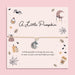 Adjustable beige cord bracelet with silver pumpkin pendant, displayed on blush autumn-themed card with pumpkins, candles, leaves, moon, and spider web illustrations. Perfect Halloween or autumn gift.