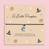 Adorable Halloween pumpkin charm bracelet with adjustable black cord. Perfect spooky-season gift, trick-or-treat surprise, or autumn jewellery for her or kids.