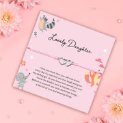 Daughter Adjustable Heart Bracelet - letterboxlove