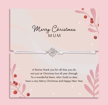 Mum Christmas Berry's Sparkly Wreath Bracelet