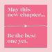 Friendship bracelet with a silver star charm on an adjustable cord, displayed on a pink card reading “May this new chapter… be the best one yet” — an uplifting bracelet for a friend and thoughtful friendship gift by Letterbox Love.