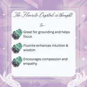Fluorite Crystal Bracelet - letterboxlove