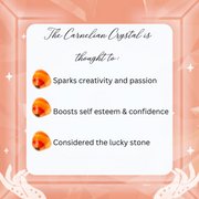 Carnelian Crystal Bracelet - letterboxlove
