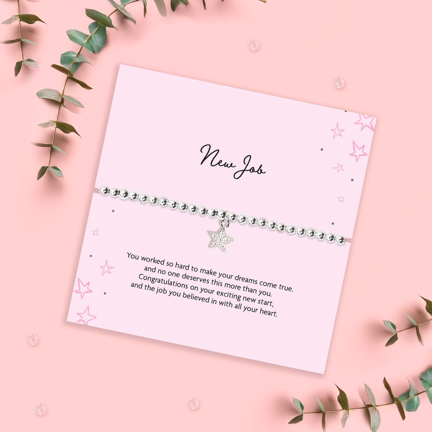 New Job Star Bracelet - letterboxlove