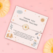 Thank you Nursery Teacher Bracelet - letterboxlove