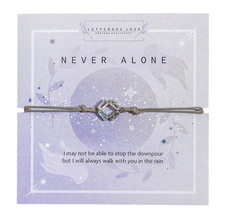 Never Alone Wish Bracelet - letterboxlove