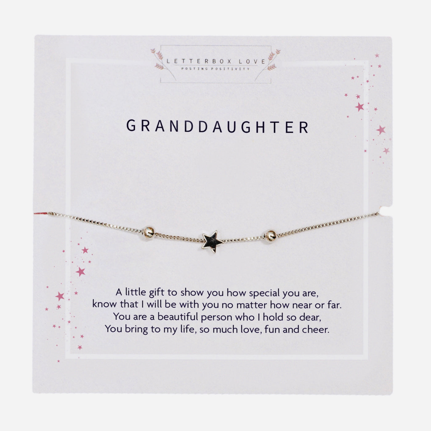 Granddaughter Bracelet - letterboxlove