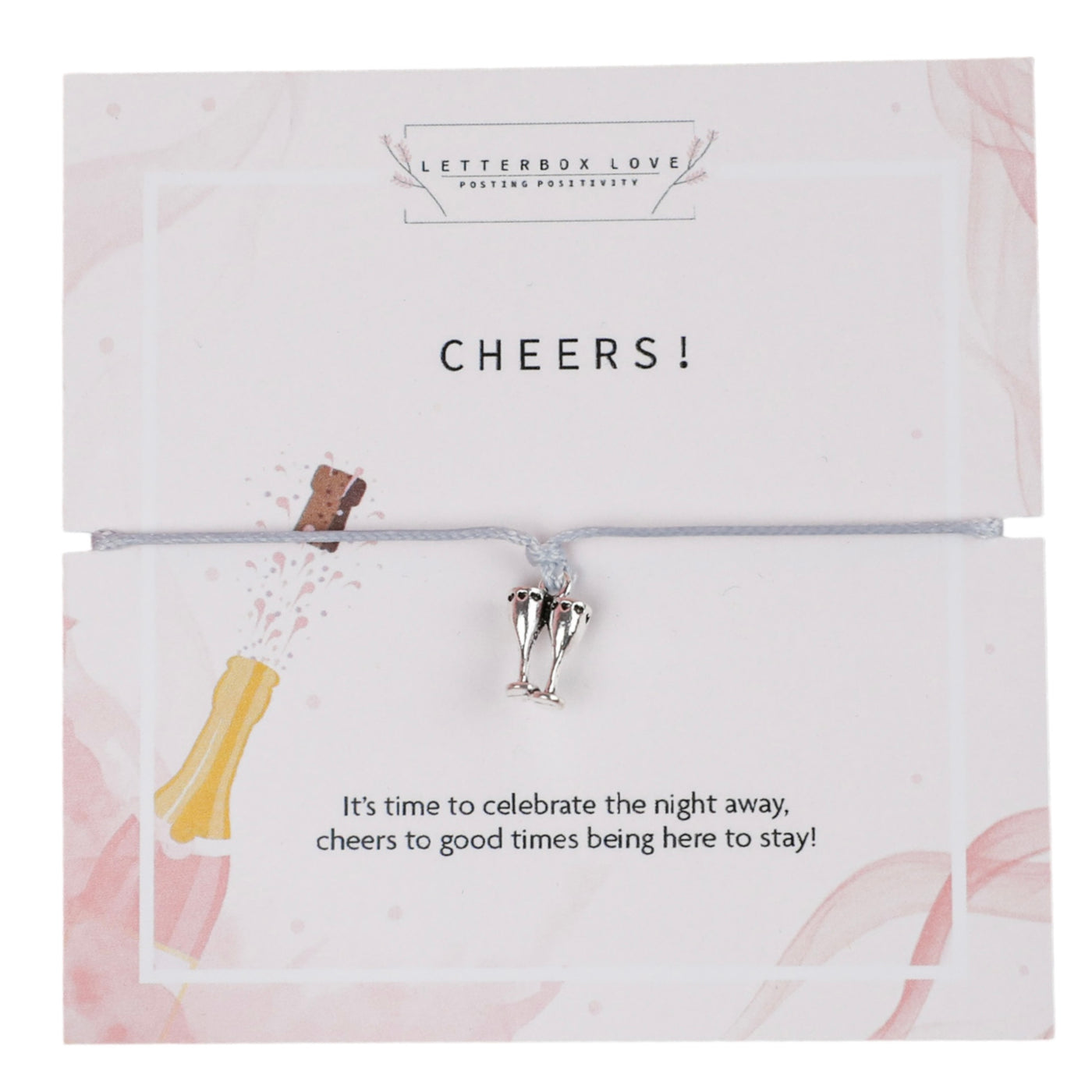 A bracelet gift card titled 