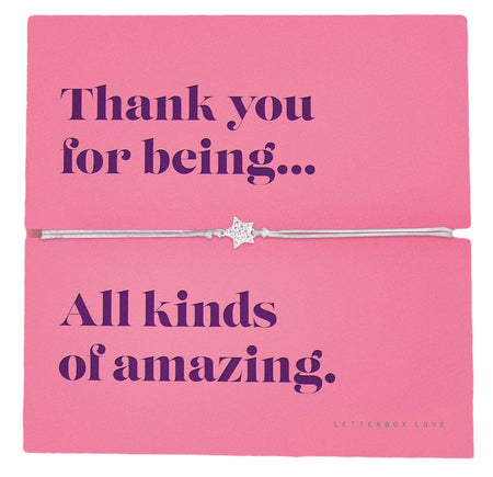 Thank you For Being Amazing Bracelet